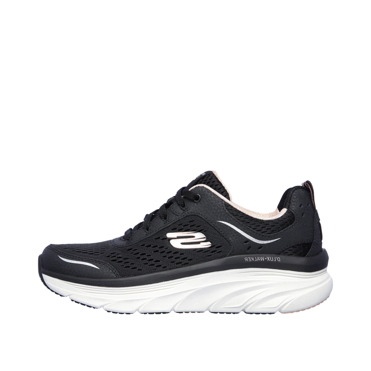 Skechers Relaxed Fit D'Lux Walker Infinite Motion "Black/Pink" | 149023BKPK