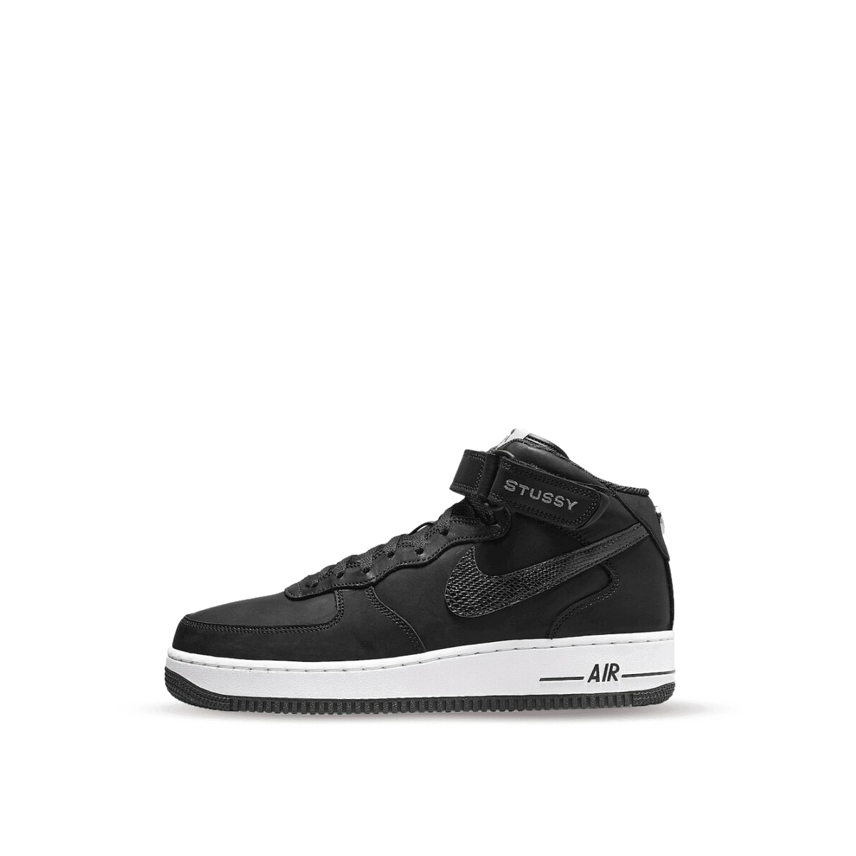 Nike Air Force 1 Mid Stussy Black White