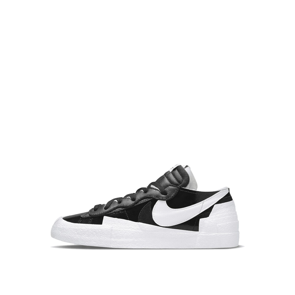 Nike sacai x Blazer Low "Black Patent" | DM6443-001
