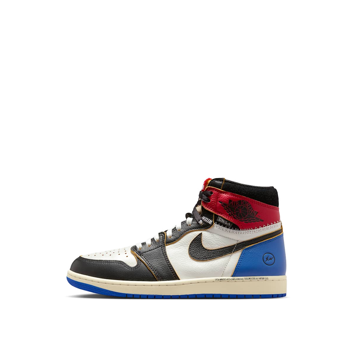 Air Jordan 1 Retro High OG SP "Fragment x Union LA Varsity Red/Sport Royal" | IO7847-002