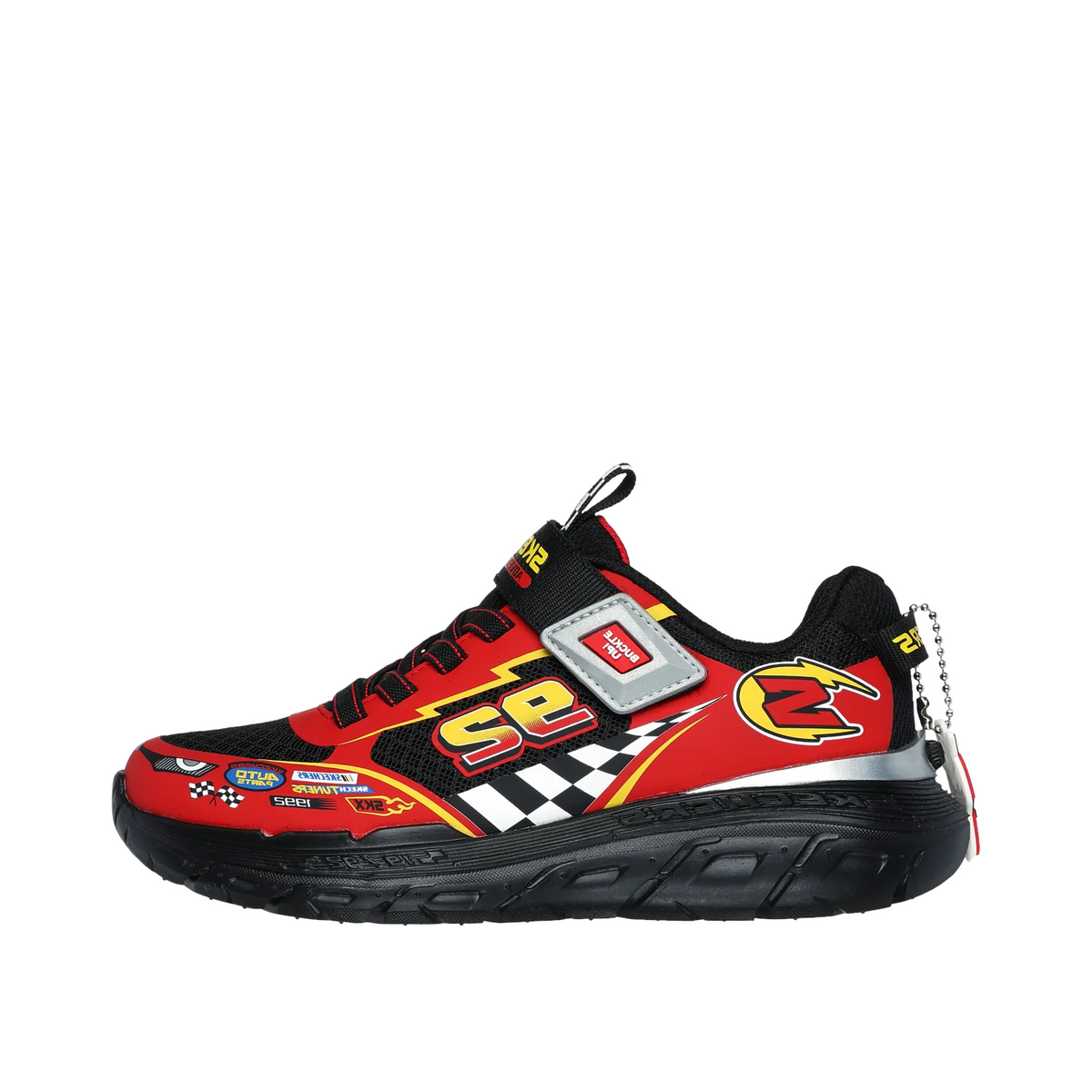 Skechers Skech Tracks "Black/Red" | 402303LBKRD