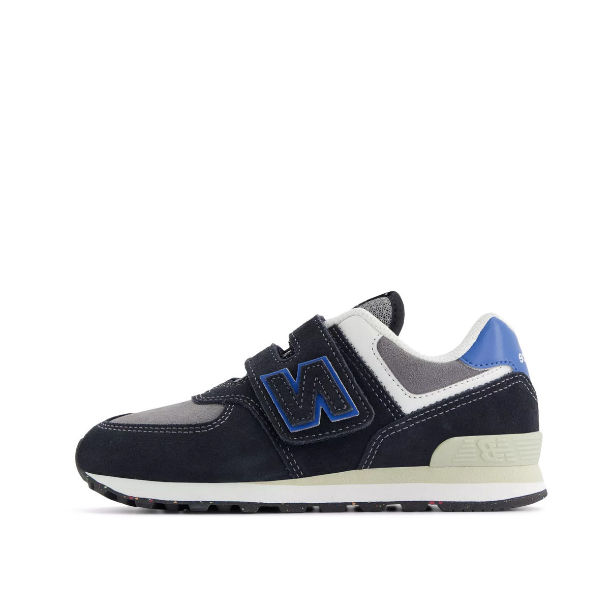 New Balance Kids 574 "Black/Blue" | PV574QRB