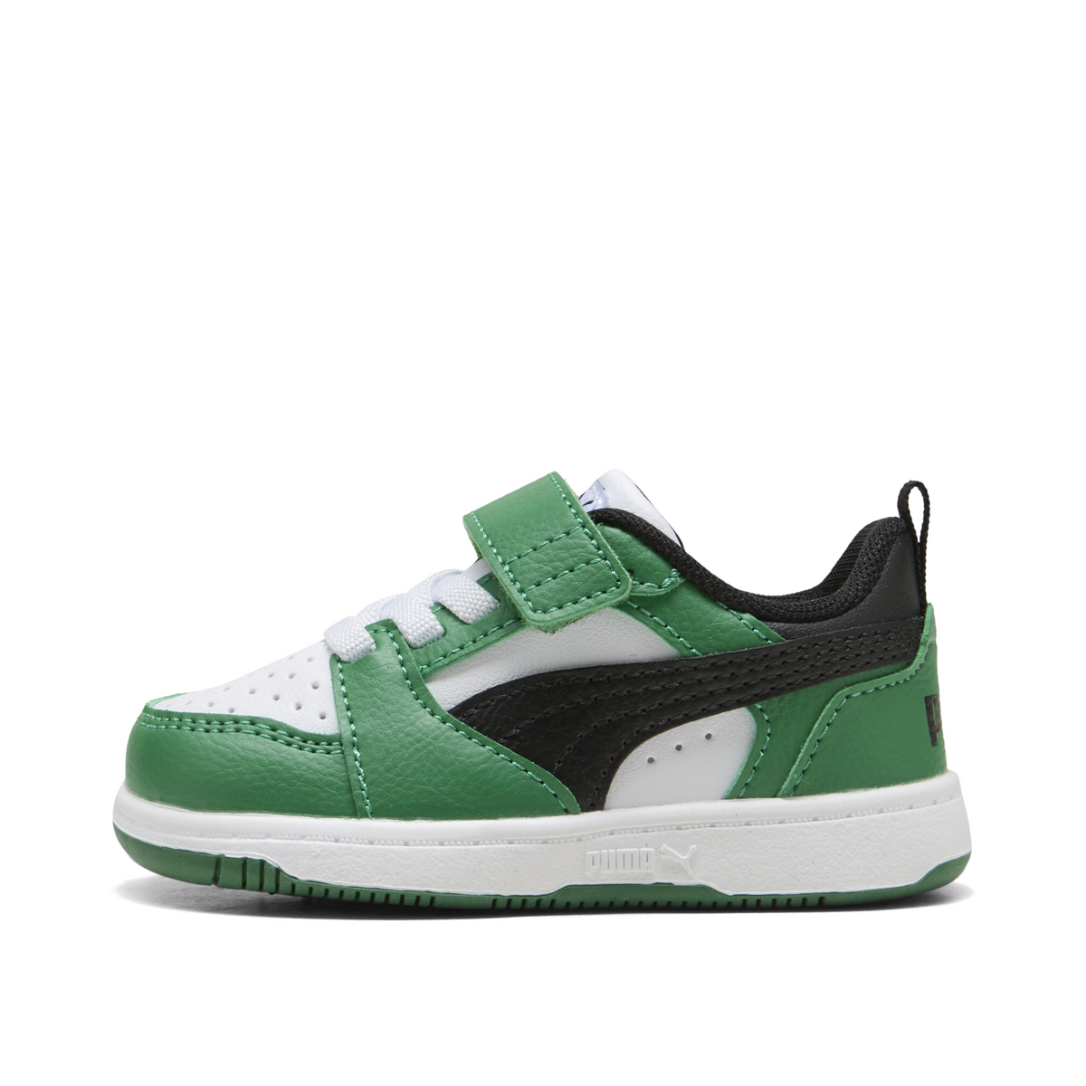 PUMA Rebound V6 Low "White/Black/Archive Green" | 397420-05