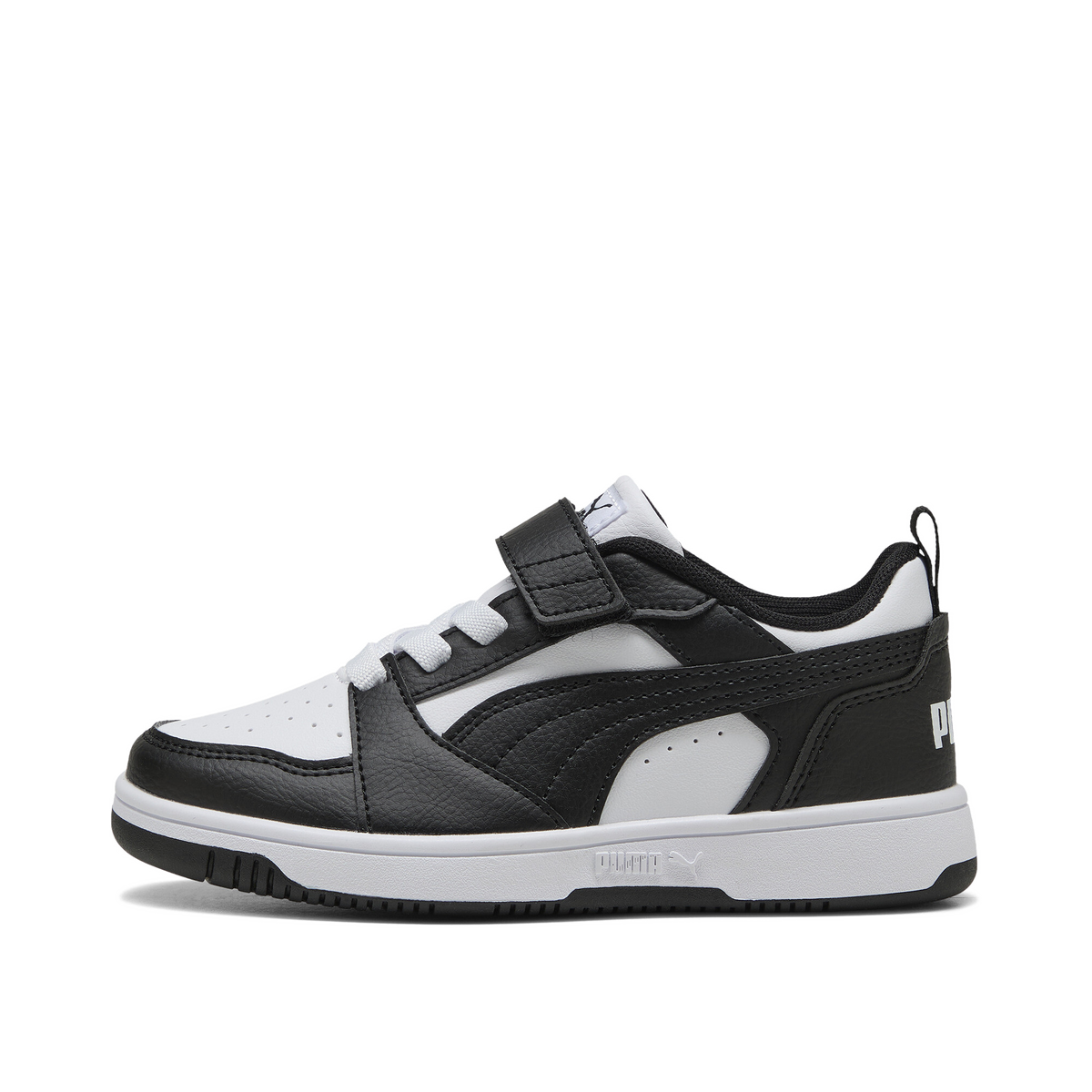Puma Rebound V6 Lo Kids "White/Black" | 397419-01