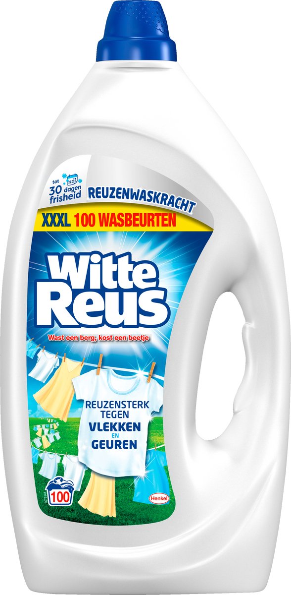 Witte Reus Gel Vloeibaar Witte was wasmiddel - 100 wasbeurten