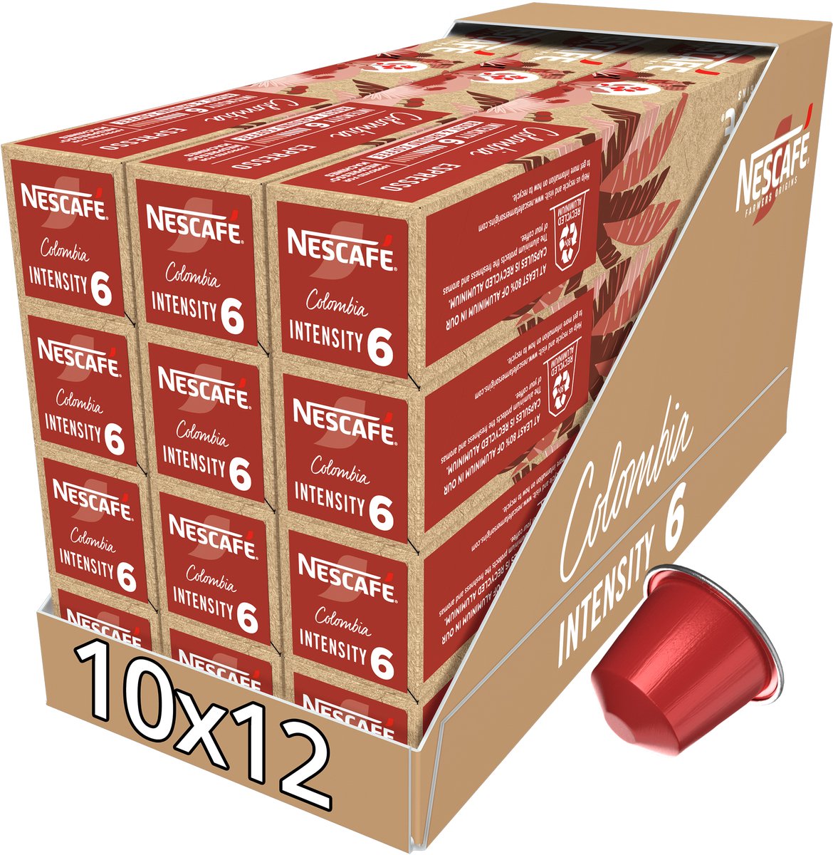 Nescafe Farmers Origins Colombia koffiecups - 120 stuks