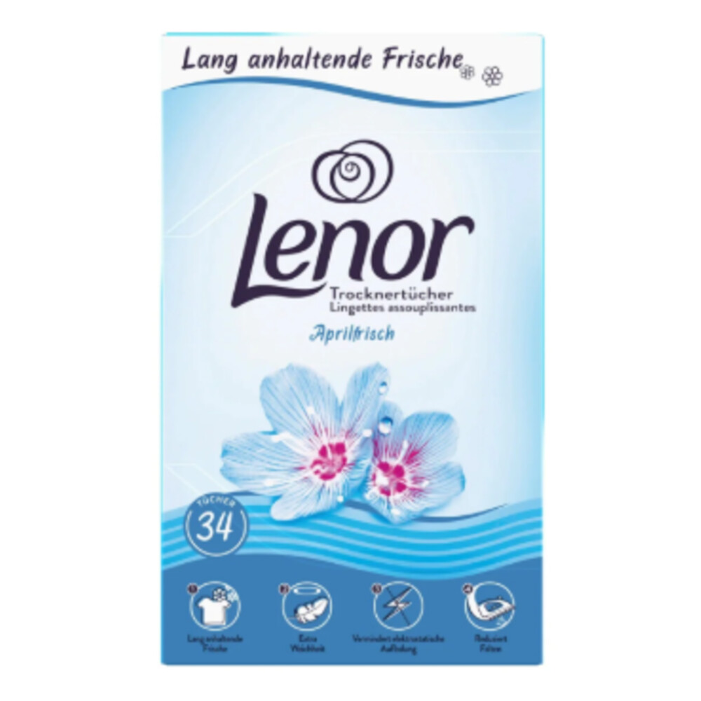 Lenor April Fris Droogtrommeldoekjes - 408 stuks