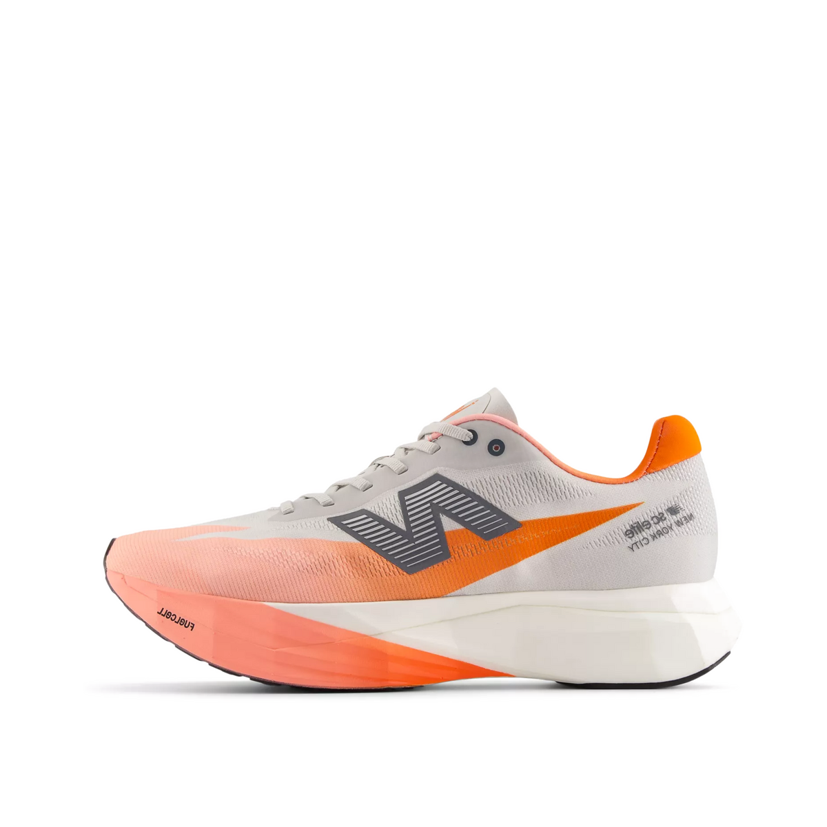 New Balance TCS NYC Marathon FuelCell SuperComp Elite v5 "Pink/Grey/Orange" | MRCELNY5