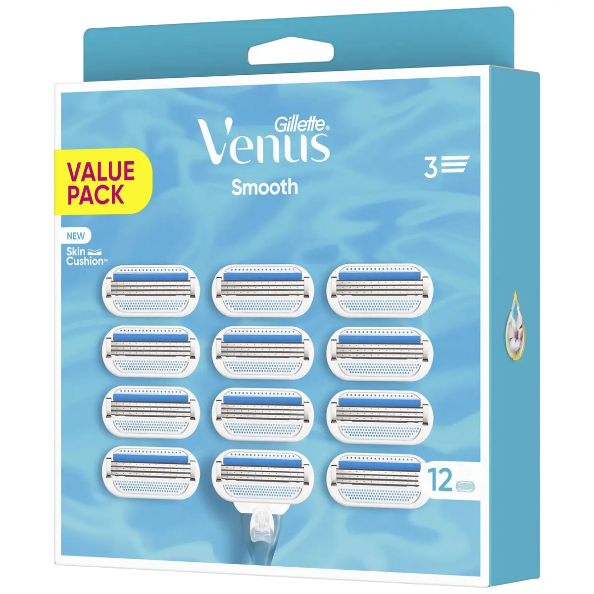 Gillette Venus Smooth - 12 scheermesjes