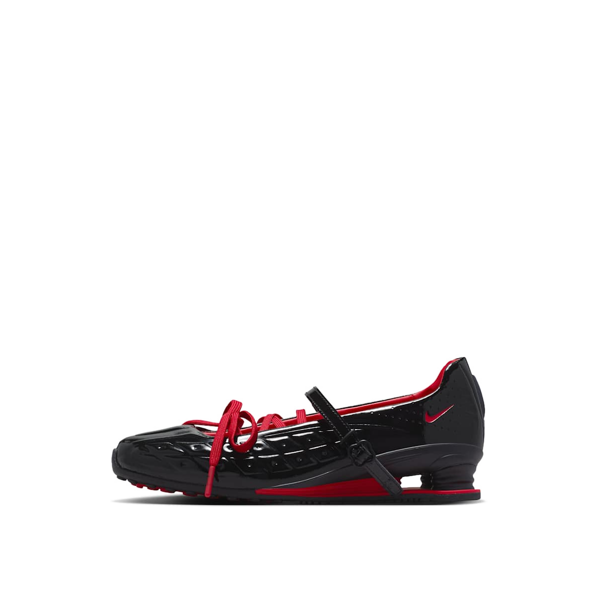 Nike Shox Z Calistra x LABELHOOD "Black and University Red" | IW7881-001