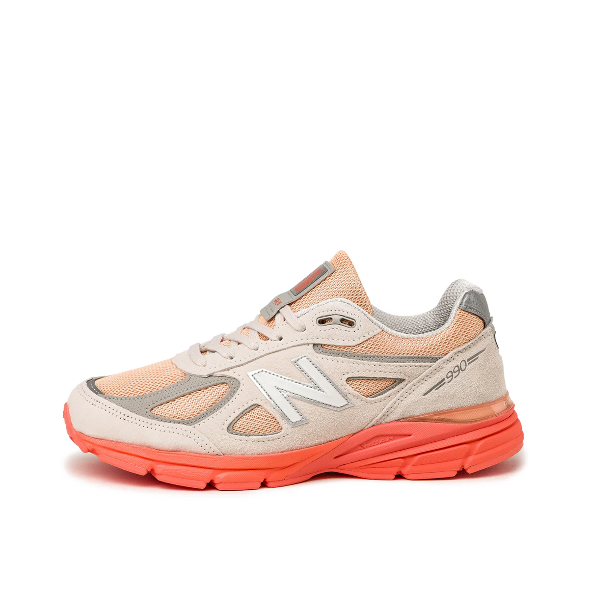 New Balance 990 v4 Made in USA "Moonbeam / Tangerine Heat / Dried Orange" | U990MO4