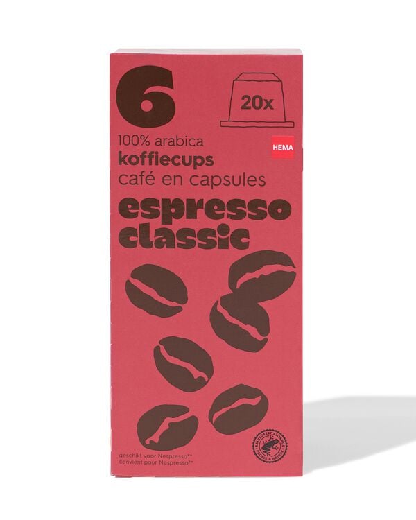 Hema Espresso Classic koffiecups - 20 stuks
