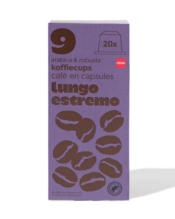 Hema Lungo Estremo koffiecups - 20 stuks