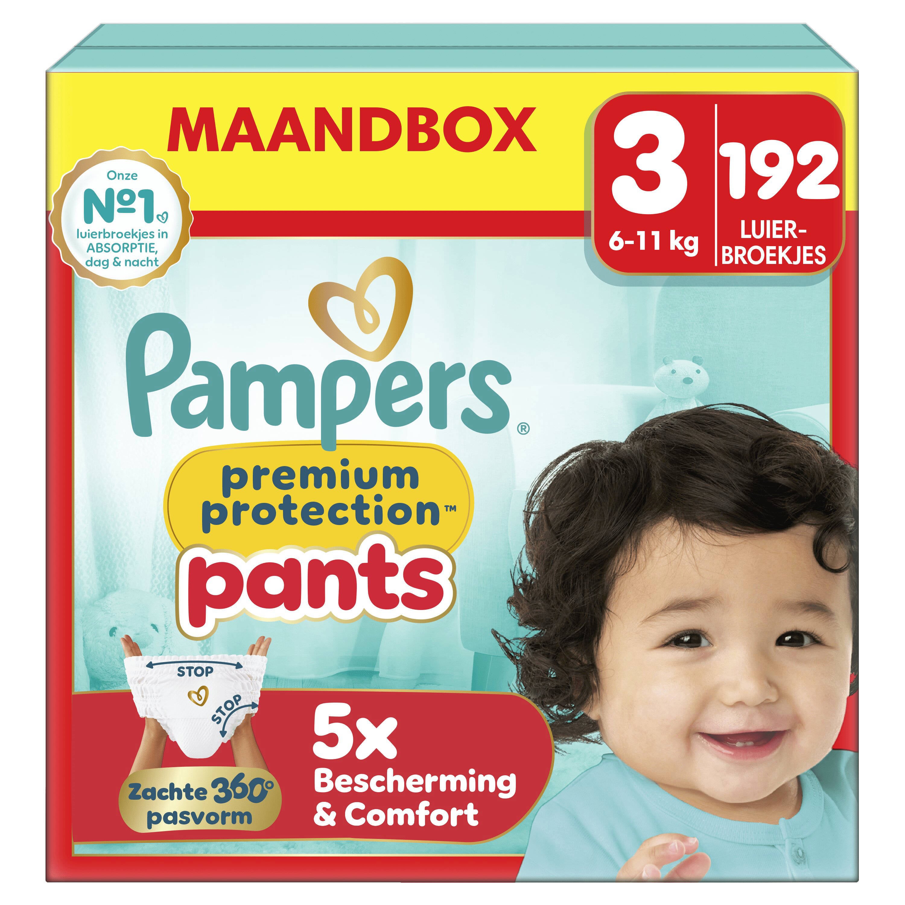 Pampers Premium Protection luierbroekjes maat 3 - 192 stuks