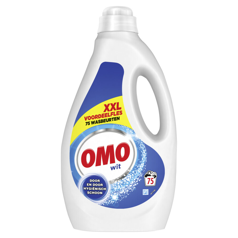 Omo Active Oxygen vloeibaar wit wasmiddel - 75 wasbeurten