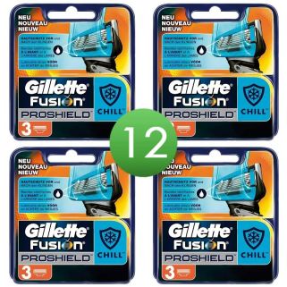 Gillette Fusion ProShield Chill - 12 scheermesjes