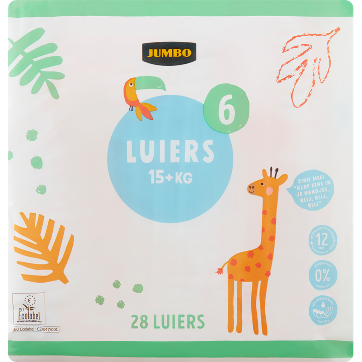 Jumbo luiers maat 6 15+ kg 28 stuks
