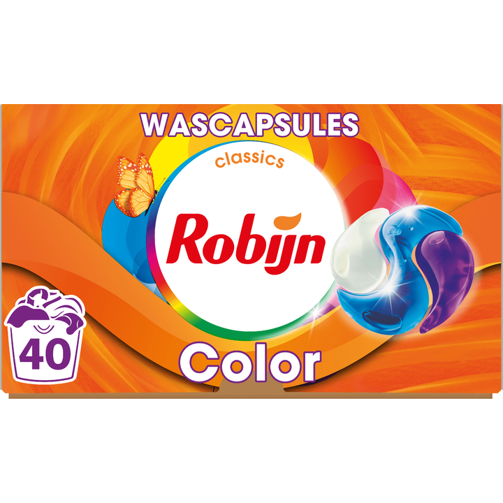 Robijn Classics 3-in-1 Bonte was wascapsules - 40 wasbeurten