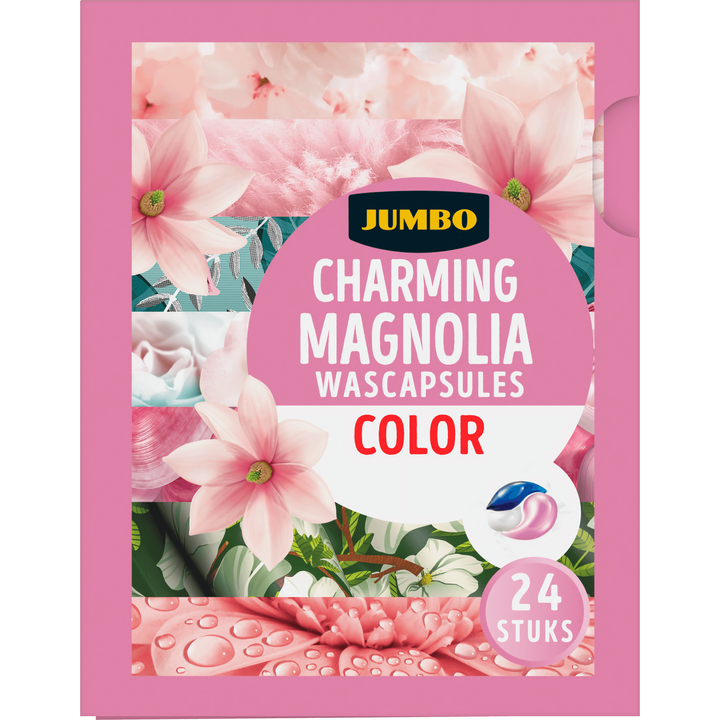 Jumbo Bonte was Charming Magnolia wascapsules - 24 wasbeurten