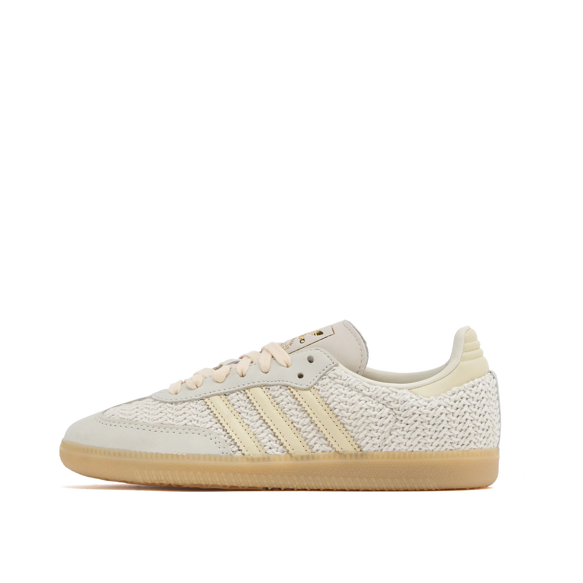 Adidas Samba OG Woven Wmns "Off White / Warm Vanilla / Gum 3" | LA7815
