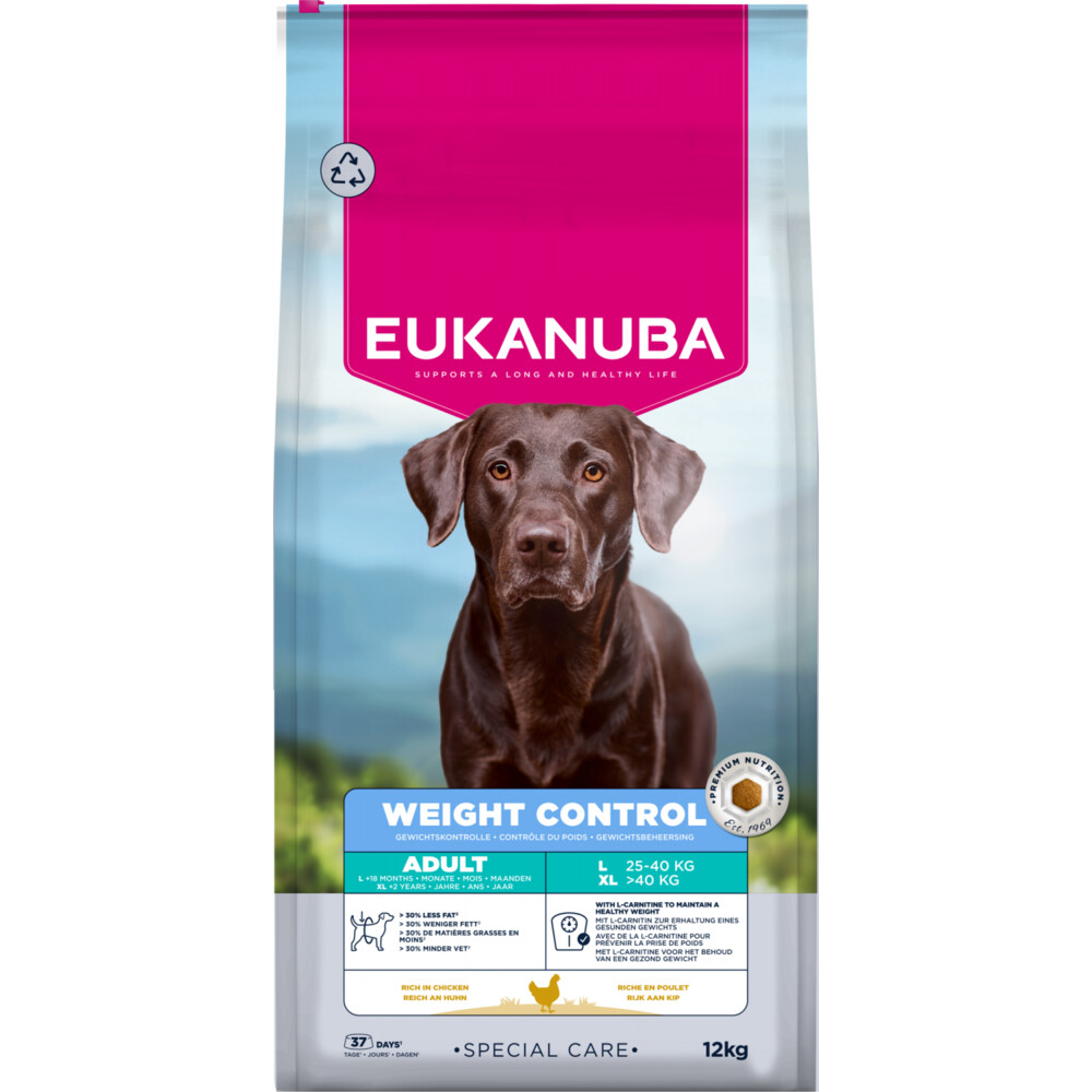 Eukanuba droogvoer Special Care volwassen grote rassen gewichtsbeheersing 12 kg