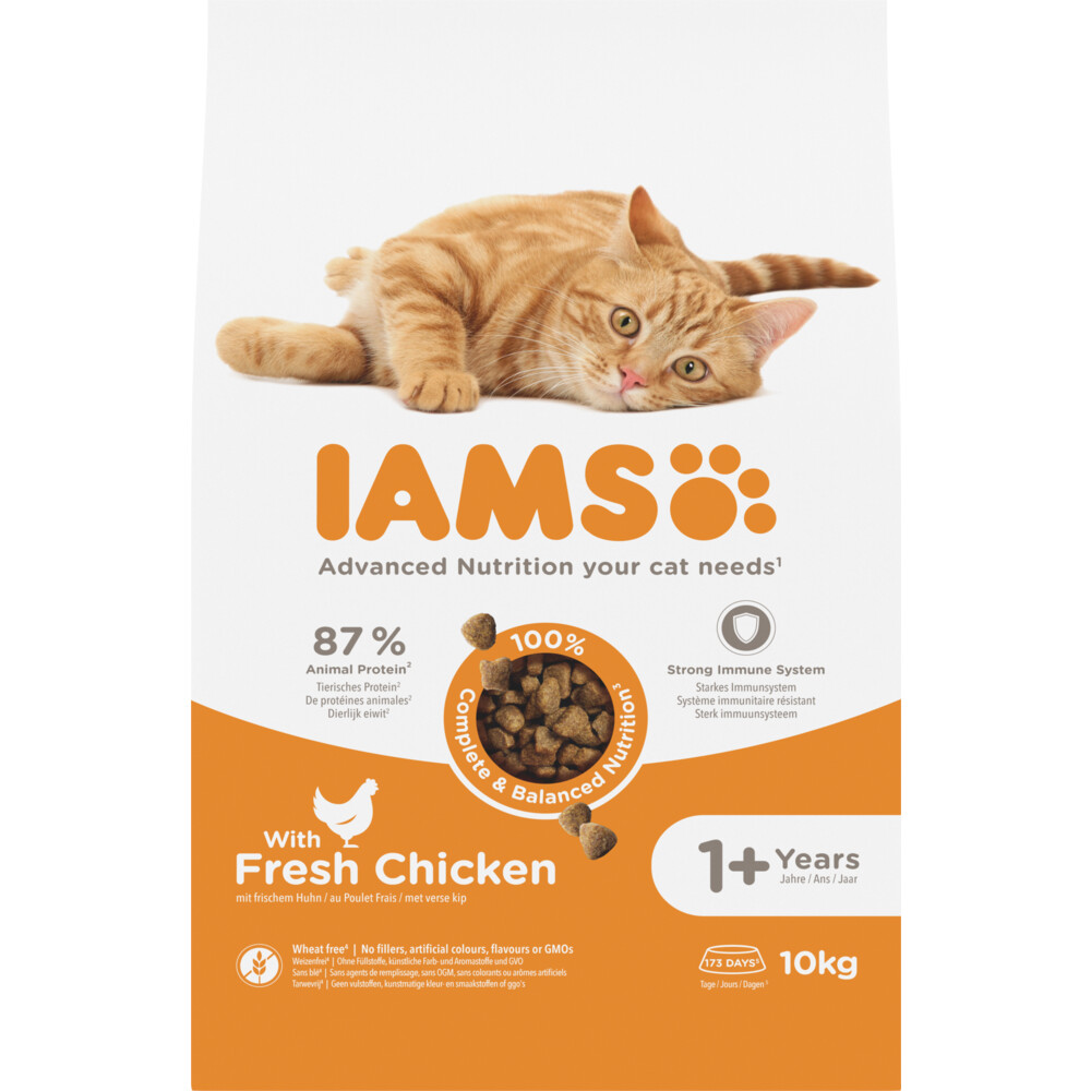 IAMS Kattenvoer Volwassen Kip 10 kg