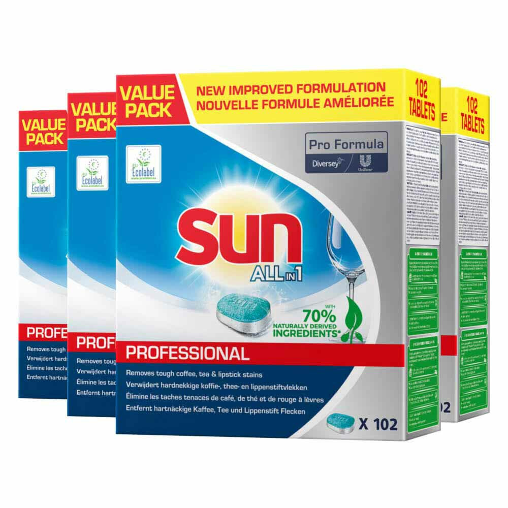 Sun Professional All in 1 Pro Formula - 408 vaatwastabletten