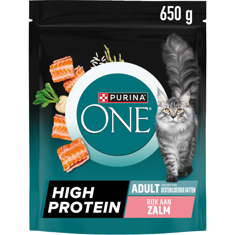 Purina ONE Eiwitrijk zalm 650 g