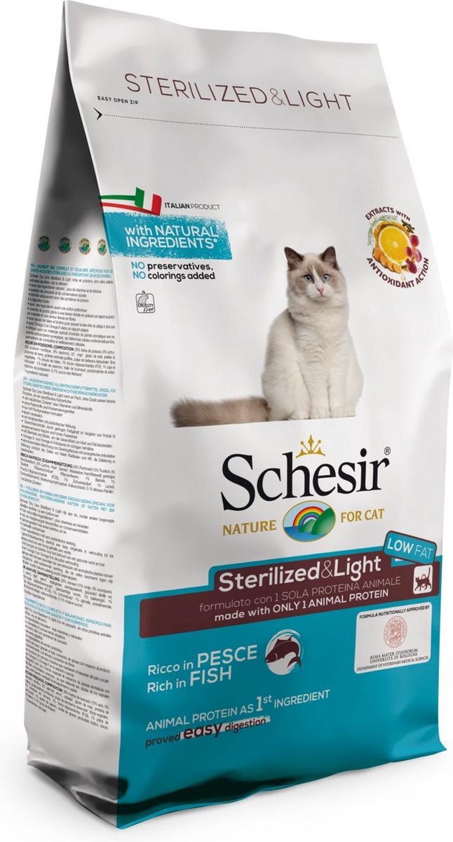 Schesir gesteriliseerde vis - Kattenvoer - 10 kg