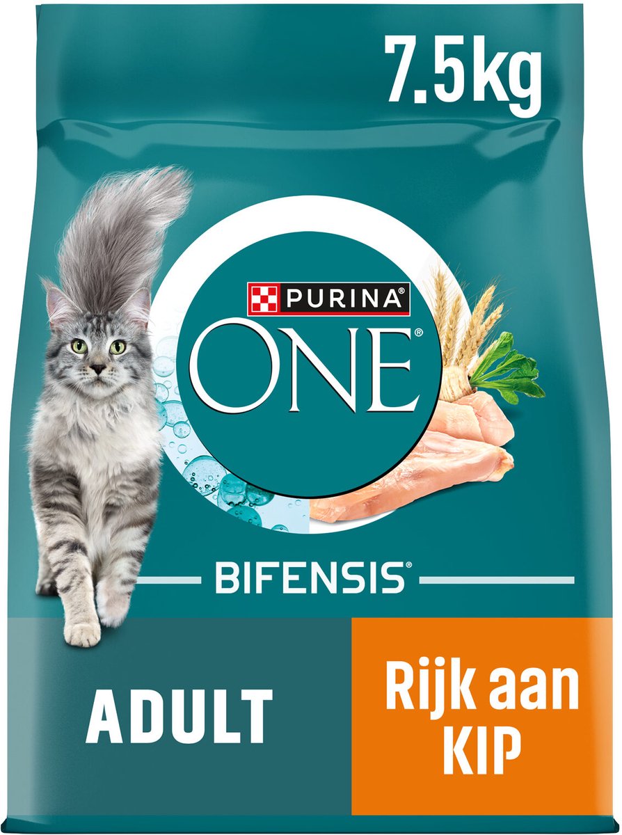 Purina ONE Droog kattenvoer Volwassen Kip - Tarwe 7,5 kg