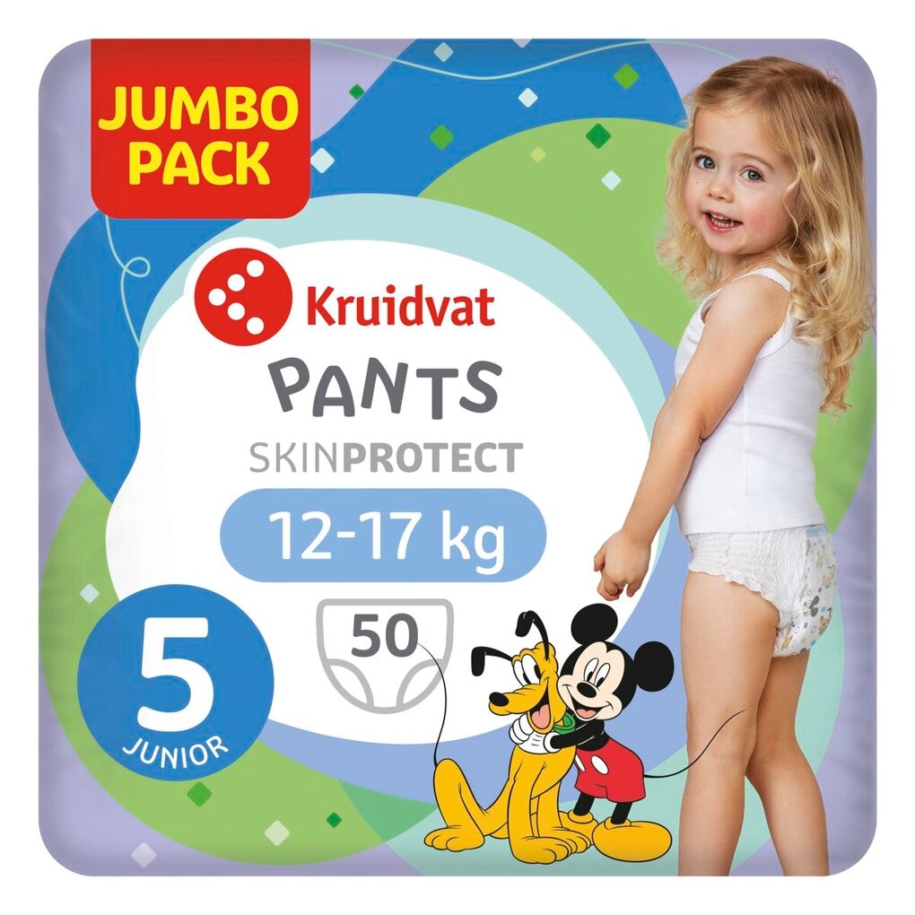 Kruidvat Pants Junior Maat 5 Luierbroekjes Jumbopack - 50 stuks