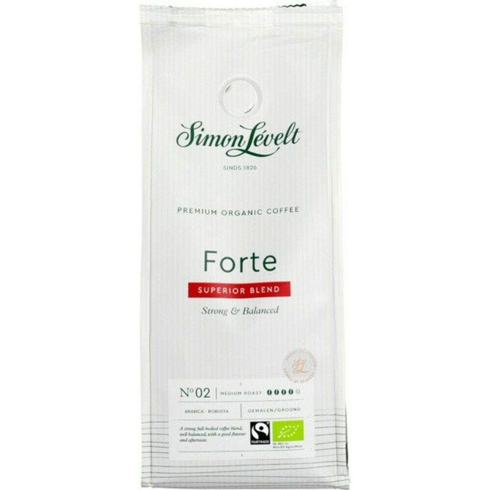 Simon Lévelt Organico Forte gemalen koffie - 250 gram