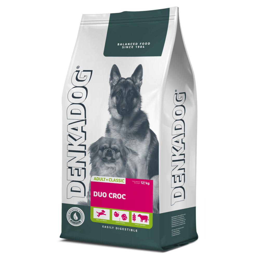 Denkadog Hondenvoer Duo Croc 12,5 kg