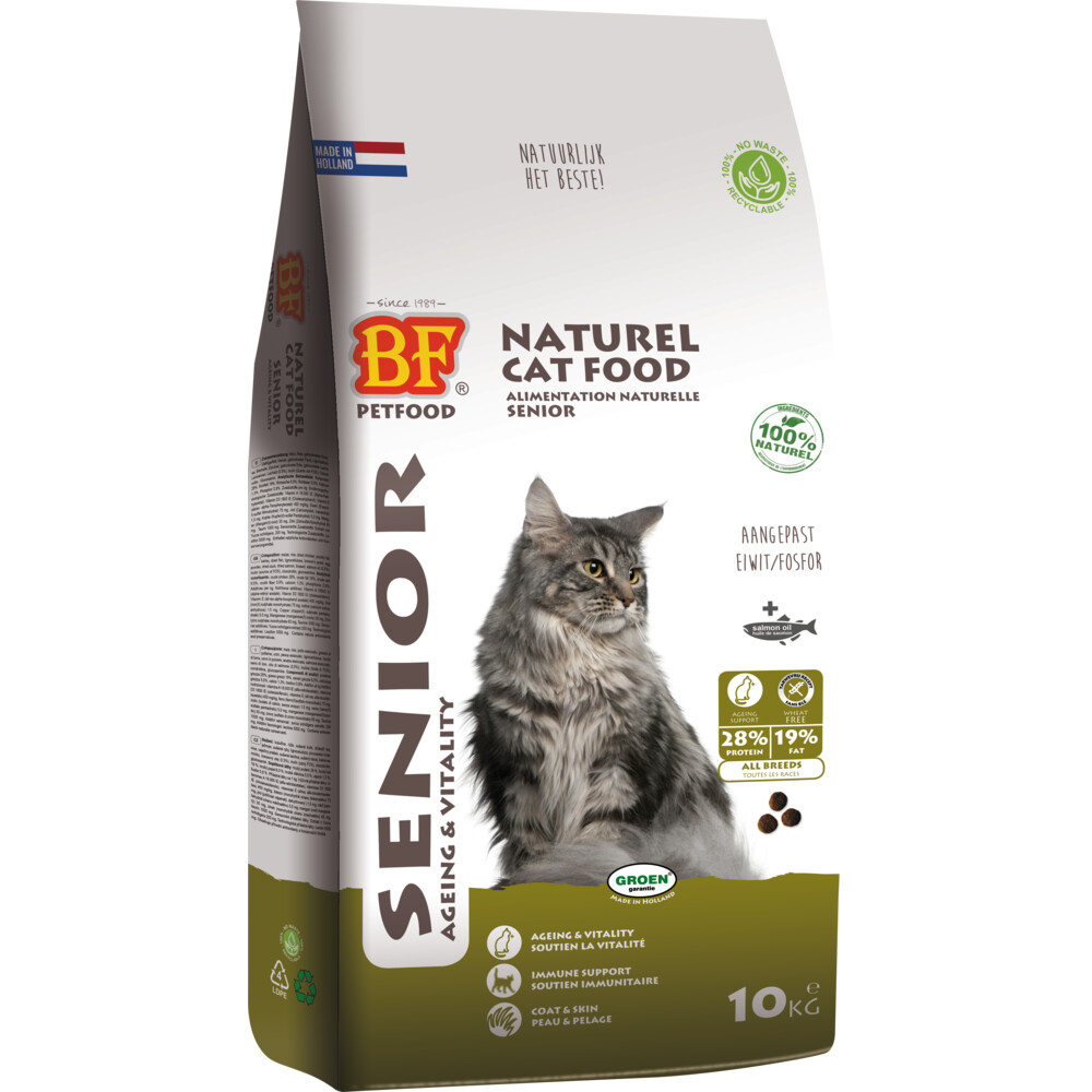 BF Petfood Kattenvoer Premium Senior (oudere katten) 10 kg