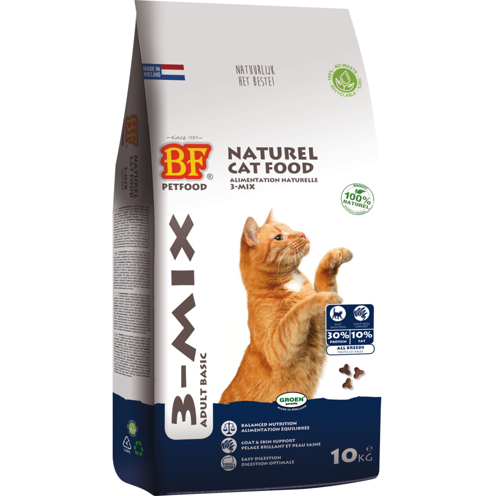 BF Petfood Kattenvoer 3 Mix 10 kg