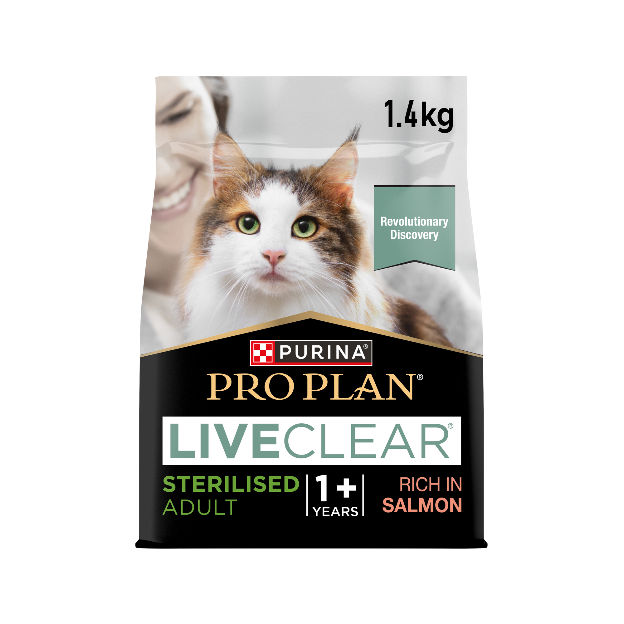 Purina Pro Plan LiveClear kattenvoer voor gesteriliseerde volwassen katten - zalm - 1,4 kg
