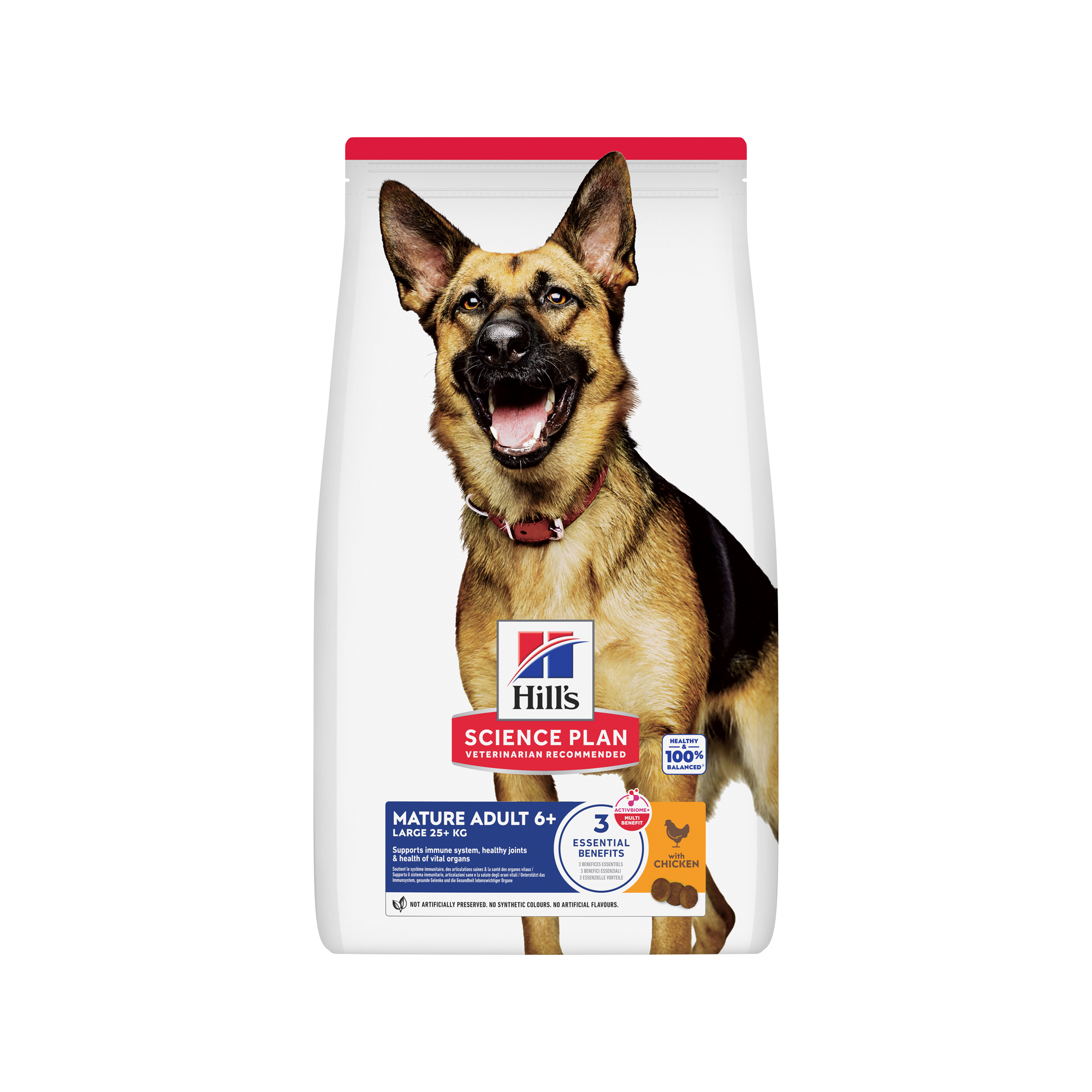 Hill's Science Plan - Grote Rassen - Volwassen 6+ - Kip - 18 kg