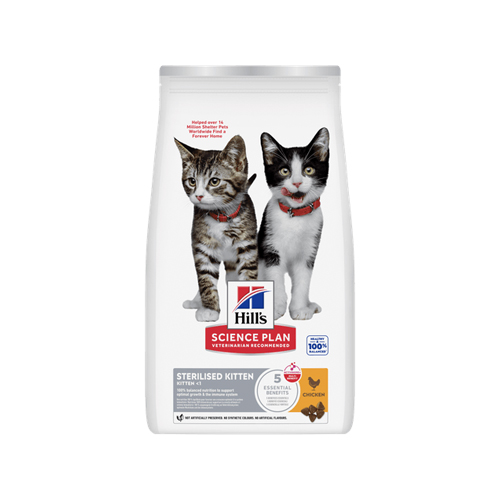 Hill's Science Plan gesteriliseerd - kittens - kip - 10 kg