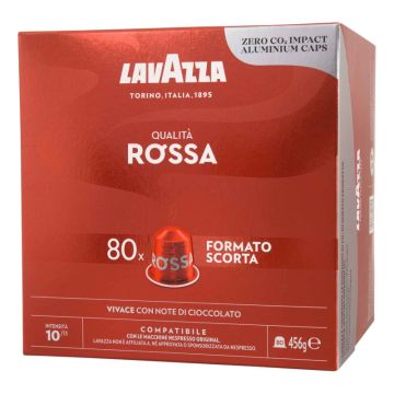 Lavazza Qualita Rossa Nespresso cups - 80 stuks