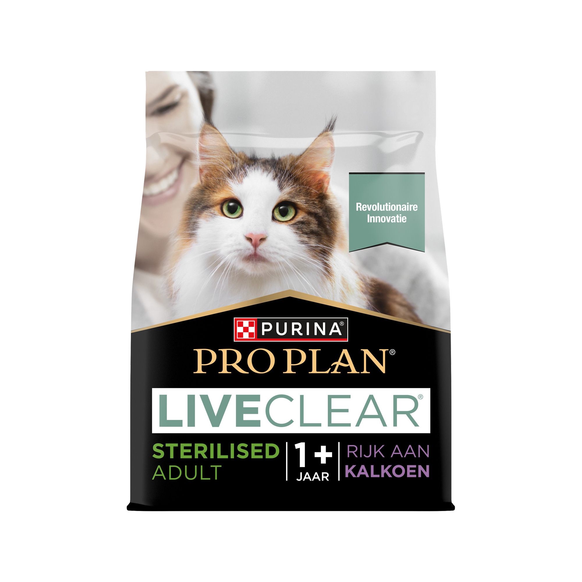 Purina Pro Plan LiveClear kattenvoer voor gesteriliseerde volwassen katten - kalkoen - 2 x 7 kg