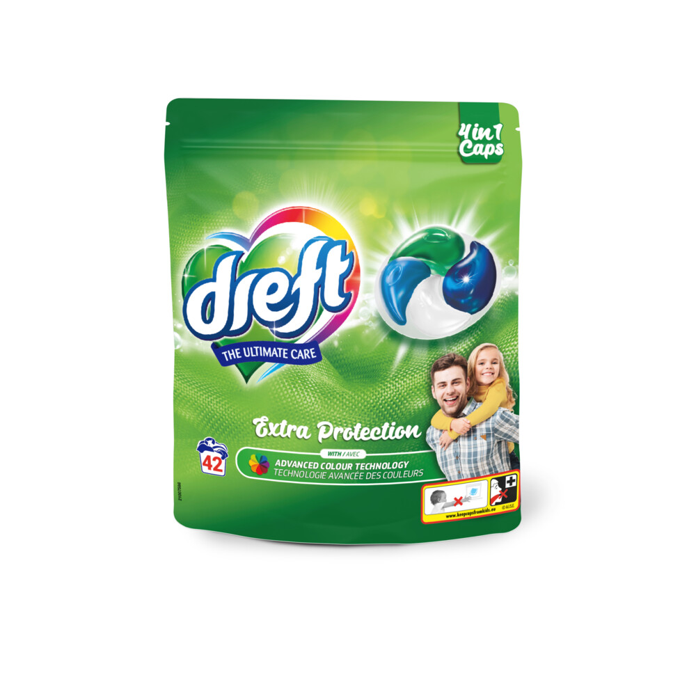 Dreft All in One 4in1 Regular wascapsules - 42 wasbeurten