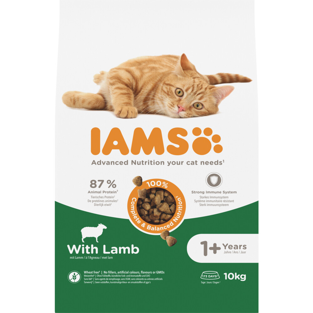 IAMS Kat Volwassen Lam 10 kg
