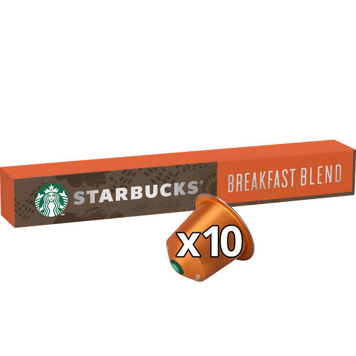 Starbucks Breakfast Blend Nespresso-cups - 10 stuks