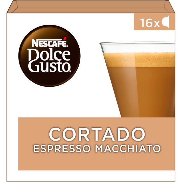 Nescafe Cortado Espresso Macchiato Dolce Gusto cups - 16 stuks