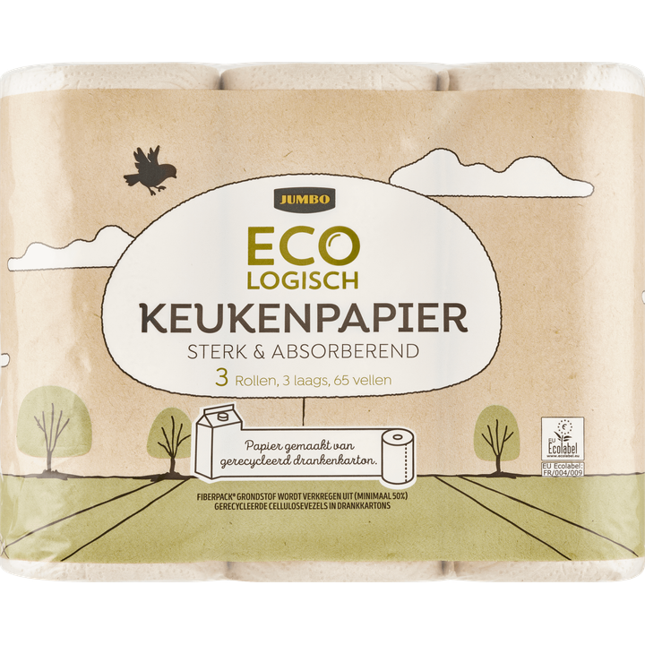 Jumbo Ecologisch keukenpapier - 3 rollen