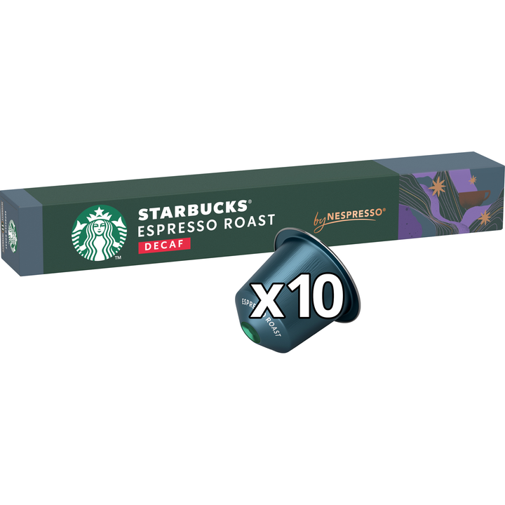 Starbucks Espresso Roast cafeïnevrij Nespresso cups - 10 stuks