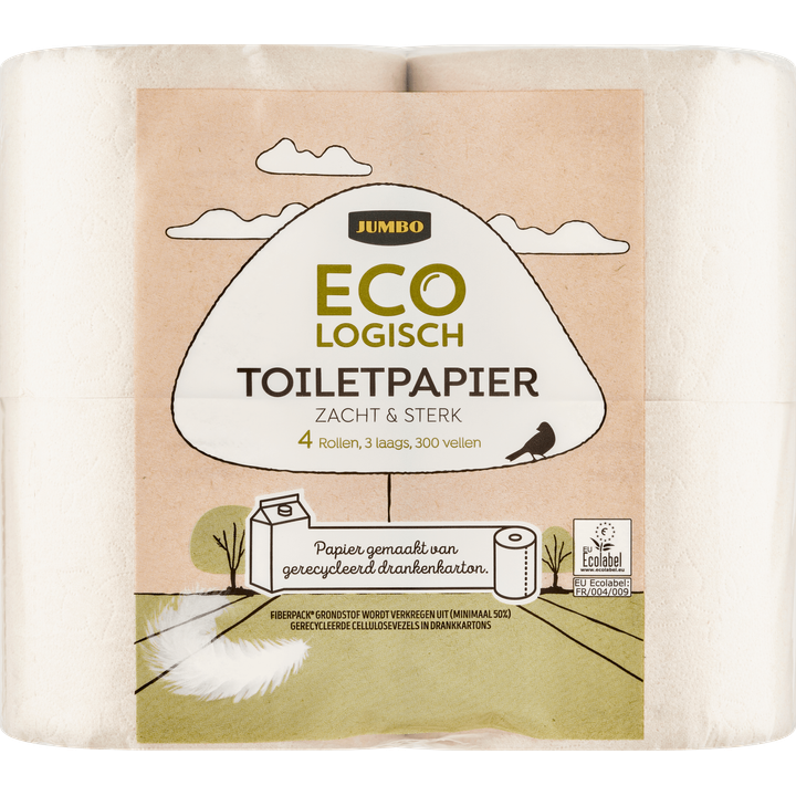 Jumbo Eco toiletpapier 3-laags - 4 rollen