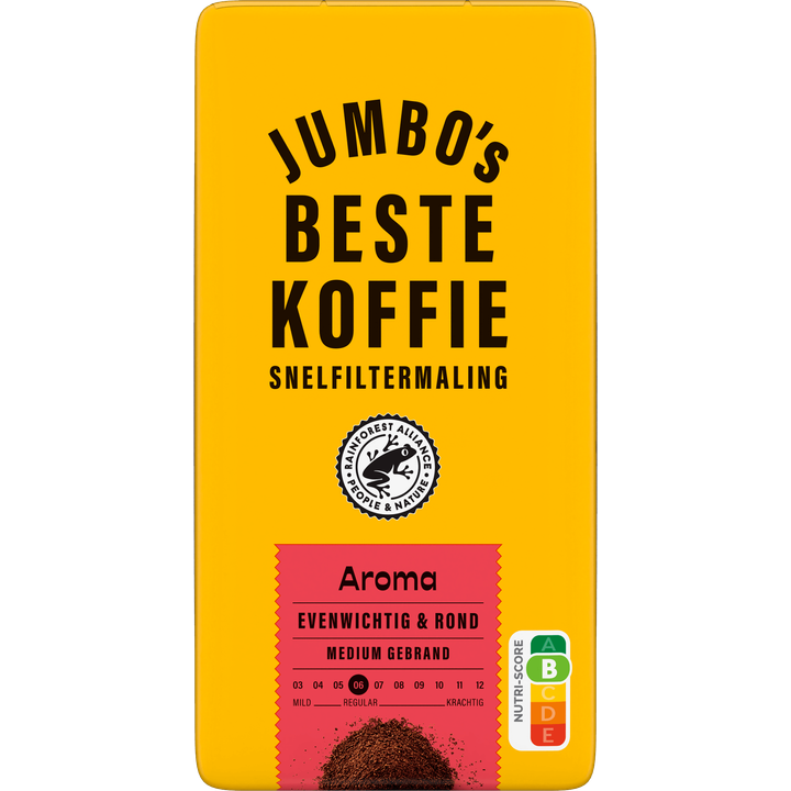 Jumbo Beste Snelfiltermaling Aroma gemalen koffie - 500 gram