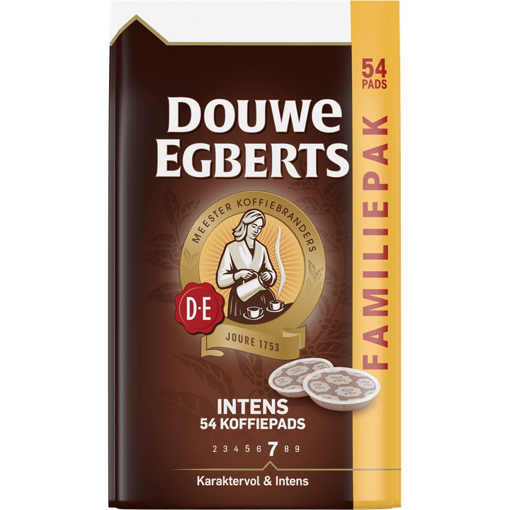 Douwe Egberts Intens koffiepads - 54 stuks