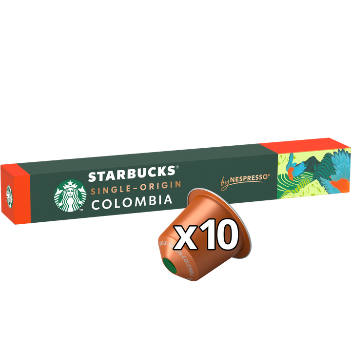 Starbucks single-origin Colombia medium roast Nespresso cups - 10 stuks